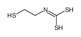 2-sulfanylethylcarbamodithioic acid结构式