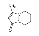 1H-Pyrazolo[1,2-a]pyridazin-1-one,3-amino-5,6,7,8-tetrahydro-结构式