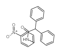 N-(4-nitrophenyl)-2,2-diphenyl-acetamide结构式