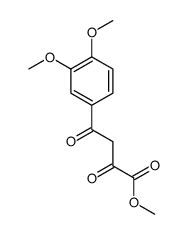 4-(3,4-DIMETHOXY-PHENYL)-2,4-DIOXO-BUTYRIC ACID METHYL ESTER结构式