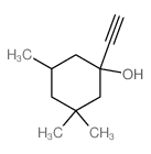 1-ethynyl-3,3,5-trimethyl-cyclohexan-1-ol Structure