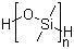 聚(二甲基硅氧烷),氢化物封端结构式