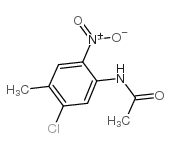 N-(5-氯-4-甲基-2-硝基苯基)乙酰胺结构式