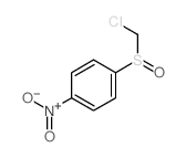 Benzene,1-[(chloromethyl)sulfinyl]-4-nitro-结构式