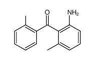 (2-amino-6-methylphenyl)(o-tolyl)methanone Structure