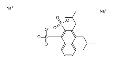 disodium,3,4-bis(2-methylpropyl)naphthalene-1,2-disulfonate Structure