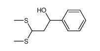 α-[2,2-bis(methylthio)ethyl]benzenemethanol Structure
