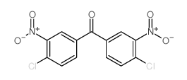 4,4-二氯-3,3-二硝基苯甲酮结构式
