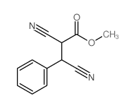 methyl 2,3-dicyano-3-phenyl-propanoate结构式