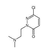 6-氯-2-(2-二甲基氨基-乙基)-2H-吡嗪-3-酮结构式