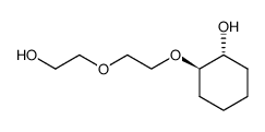 (1R,2R)-2-(2-(2-hydroxyethoxy)ethoxy)cyclohexan-1-ol结构式