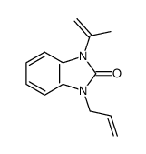 1-allyl-3-(prop-1-en-2-yl)-1,3-dihydro-2H-benzo[d]imidazol-2-one Structure