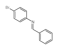 Benzylidene-p-bromoaniline结构式