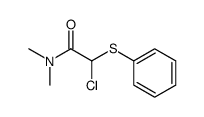 2-chloro-N,N-dimethyl-2-(phenylthio)acetamide Structure