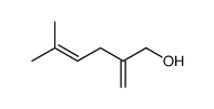 5-methyl-2-methylidenehex-4-en-1-ol结构式