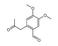 2-formyl-4,5-dimethoxyphenylacetone Structure