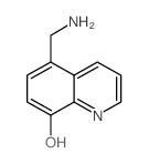 5-(氨基甲基)喹啉-8-醇结构式