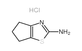 2-氨基-5,6-二氢-4H-环戊并噻唑盐酸盐结构式