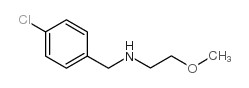 N-(4-氯苄基)-2-甲氧基-1-乙胺结构式