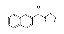 NAPHTHALEN-2-YL(PYRROLIDIN-1-YL)METHANONE结构式