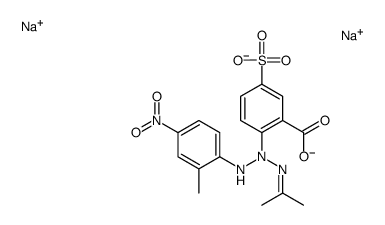 disodium 2-[1-(1-methylethyl)-3-(2-methyl-4-nitrophenyl)triazen-2-yl]-5-sulphonatobenzoate picture