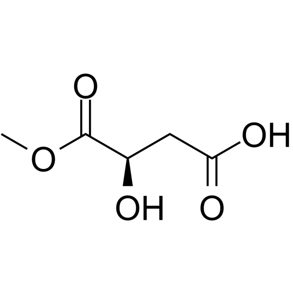 (R)-2-Hydroxysuccinic Acid Methyl Ester结构式