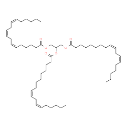 1,2-Dilinoleoyl-3-γ-Linolenoyl-rac-glycerol Structure