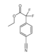2-(4-氰基苯基)-2,2-二氟乙酸乙酯结构式