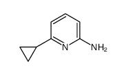 6-环丙基吡啶-2-胺结构式