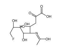 N-乙酰基-9-脱氧-9-氟神经氨酸结构式