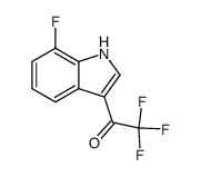2,2,2-trifluoro-1-(7-fluoro-1H-indol-3-yl)ethan-1-one Structure