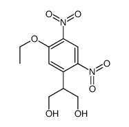 2-(5-ethoxy-2,4-dinitrophenyl)propane-1,3-diol结构式