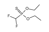 O,O-diethyl (difluoromethyl)phosphononothioate Structure