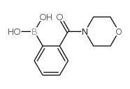 2-(4-吗啉基羰基)苯硼酸结构式