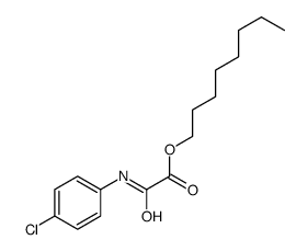 octyl 2-(4-chloroanilino)-2-oxoacetate Structure