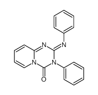 3-Phenyl-2-phenylimino-pyrido(1,2-a)-1,3,5-triazin-4-on Structure