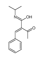 2-benzylidene-3-oxo-N-propan-2-ylbutanamide结构式