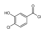 4-Chloro-3-hydroxybenzoyl chloride Structure
