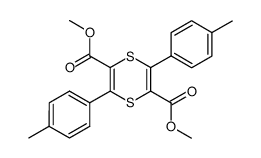 3,6-Di(4-tolyl)-1,4-dithiin-2,5-dicarbonsaeure-dimethylester Structure