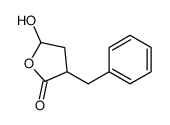 3-苄基-5-羟基-二氢呋喃-2(3H)-酮结构式