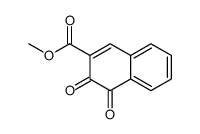 methyl 3,4-dioxonaphthalene-2-carboxylate结构式