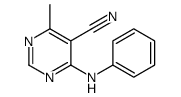 4-anilino-6-methylpyrimidine-5-carbonitrile结构式