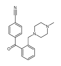 4'-CYANO-2-(4-METHYLPIPERAZINOMETHYL) BENZOPHENONE Structure