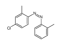 (4-chloro-2-methylphenyl)-(2-methylphenyl)diazene Structure