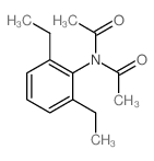 Acetamide,N-acetyl-N-(2,6-diethylphenyl)- Structure