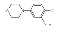 2-chloro-5-morpholin-4-ylaniline Structure