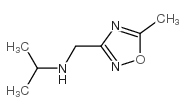 N-[(5-甲基-1,2,4-噁二唑-3-基)甲基]-2-丙胺盐酸盐结构式
