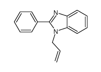 2-phenyl-1-prop-2-enylbenzimidazole结构式