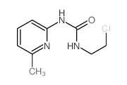 Urea,N-(2-chloroethyl)-N'-(6-methyl-2-pyridinyl)- Structure