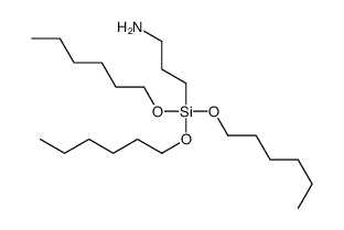 3-trihexoxysilylpropan-1-amine Structure